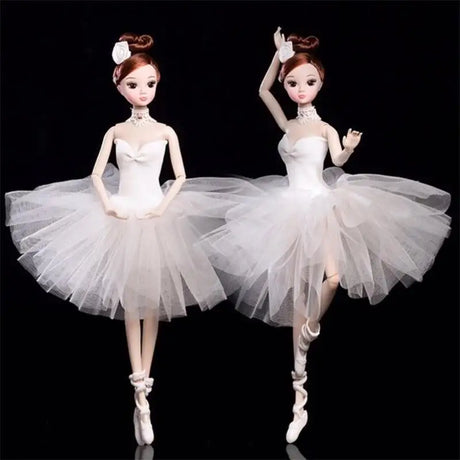 32cm Ballet Doll Large Original Handmade 1/6 Doll Full Set 11 Jointed Doll Girls