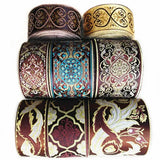 1M Boho Embroidered Jacquard Ribbons Trim DIY Craft