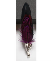 Feather Lapel Pin Brooch Hat Pin Handmade Suit Accessory Gift Idea
