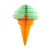 Ice Cream Honeycomb Paper Decorations