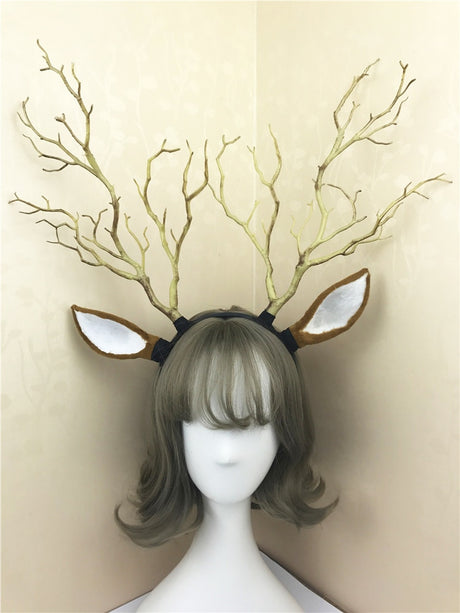 Forest Lord Deer Ear and Tree Branch Crown