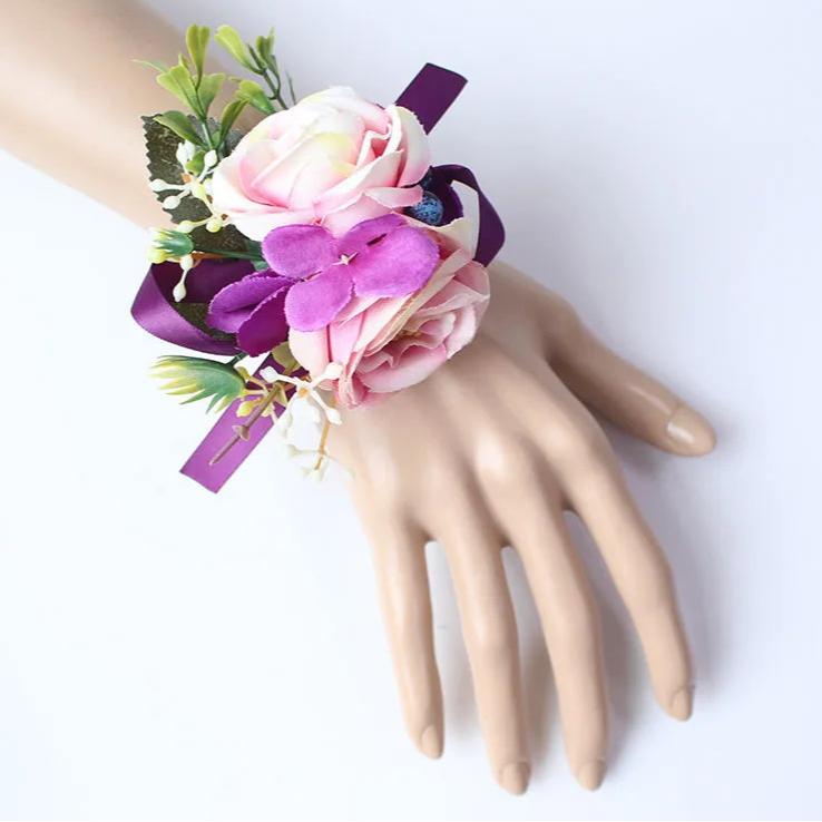 Wrist or Ankle Corsages & Matching Boutonnieres
