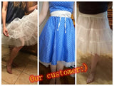 Colourfun Pettiskirts Cosplay Rockabilly Crinoline Underskirt