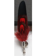 Feather Lapel Pin Brooch Hat Pin Handmade Suit Accessory Gift Idea
