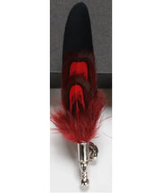 Feather Lapel Pin Brooch Hat Pin Handmade Suit Accessory Gift Idea