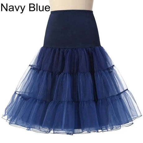 Colourfun Pettiskirts Cosplay Rockabilly Crinoline Underskirt