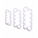 3pcs set Pottery Art Rose Cutting Mould DIY Handmade Ceramics Die