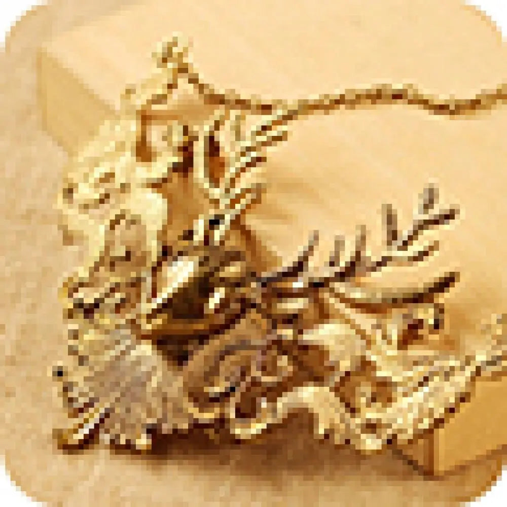 King of the Forest Deer Statement Necklace