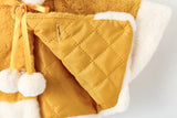 Christmas Deer Plush Baby Jacket