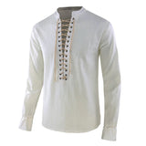 Medieval Shirt Mens Tunic Viking Pirate Costume Knight Warrior Saxon LARP