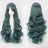 Extra Long Wavy or Straight Wigs with Full Bangs Heat Resistant.