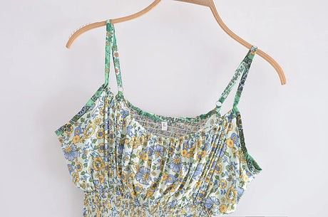 Fern's Boho Two Piece Summer Wide Leg Pant and Camisole Sets