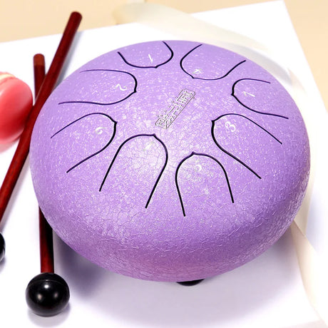 6 Inch Steel Tongue Drum Set Percussion Musical Instrument