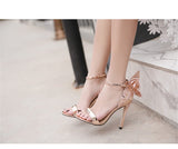 Flitter Feet Butterfly Wings Sandals Stiletto Party High Heels