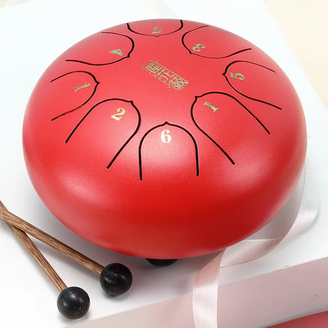 6 Inch Steel Tongue Drum Set Percussion Musical Instrument