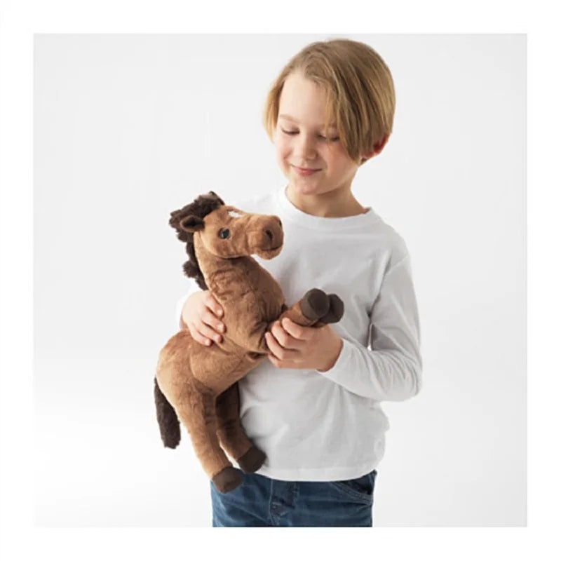 Star Brown Horse Plushie Toy