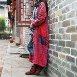 Vintage Cotton Linen Patchwork Coats