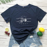 Fist Bump T-shirt Dogs Are The Best Friends