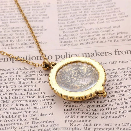 Magnifying Glass Pendant Necklaces