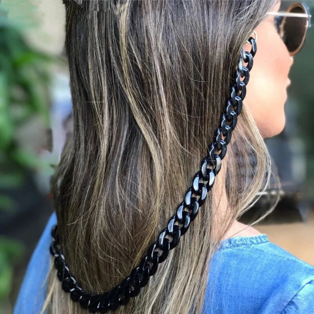 Resin Acrylic Glasses Chain Funky Sunglasses Accessories