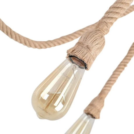 Pirate's Ship Hemp Rope Ceiling Pendant Light Chandeliers Spider Chandelier