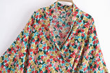 Ida's Floral Kimono Wrap Top