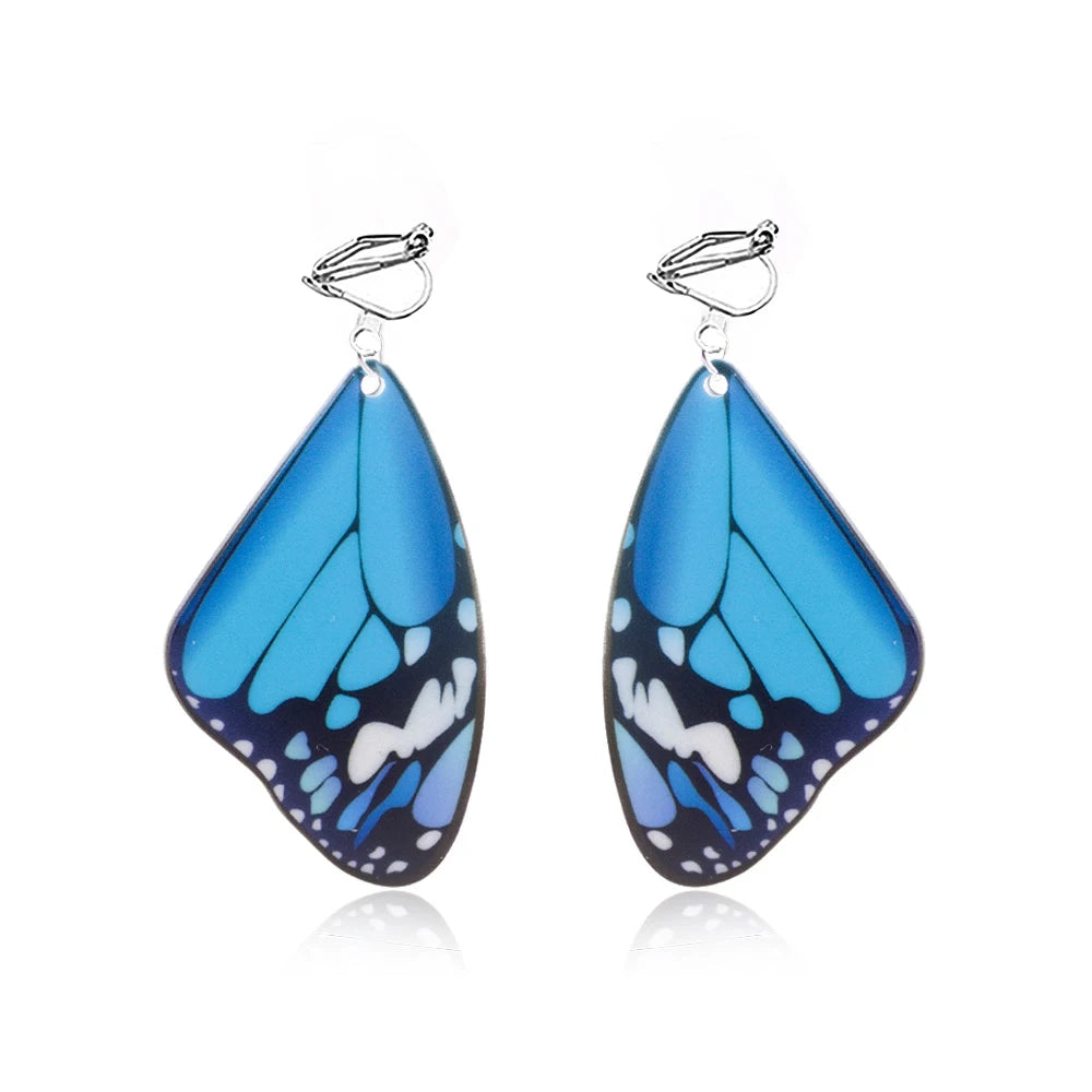 Butterfly Wings Drop Earrings