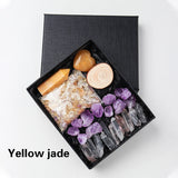Natural Crystal Gift Sets Amethyst Clear Quartz Rose Quartz Gifts Box