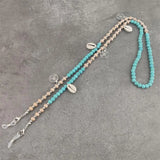 Stone Bead Sunglasses Chain Eyeglass Chains Necklace Reading Glasses Holder