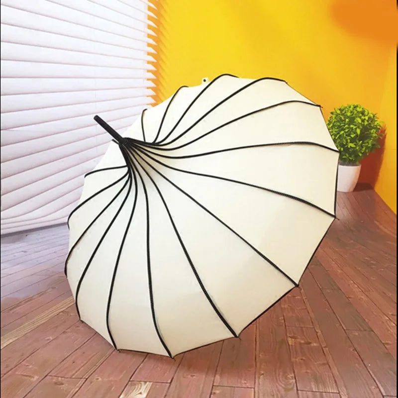 Pagoda Umbrellas Party Sun Rain UV Protective Umbrella Large Umbrella 100cm