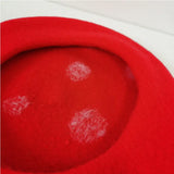 Red Mushroom Beret hat