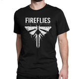 Men's Fireflies Last Of Us T-Shirt Ellie Joel Video Game 100% Cotton
