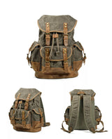 Waterproof Waxed Canvas Rucksack