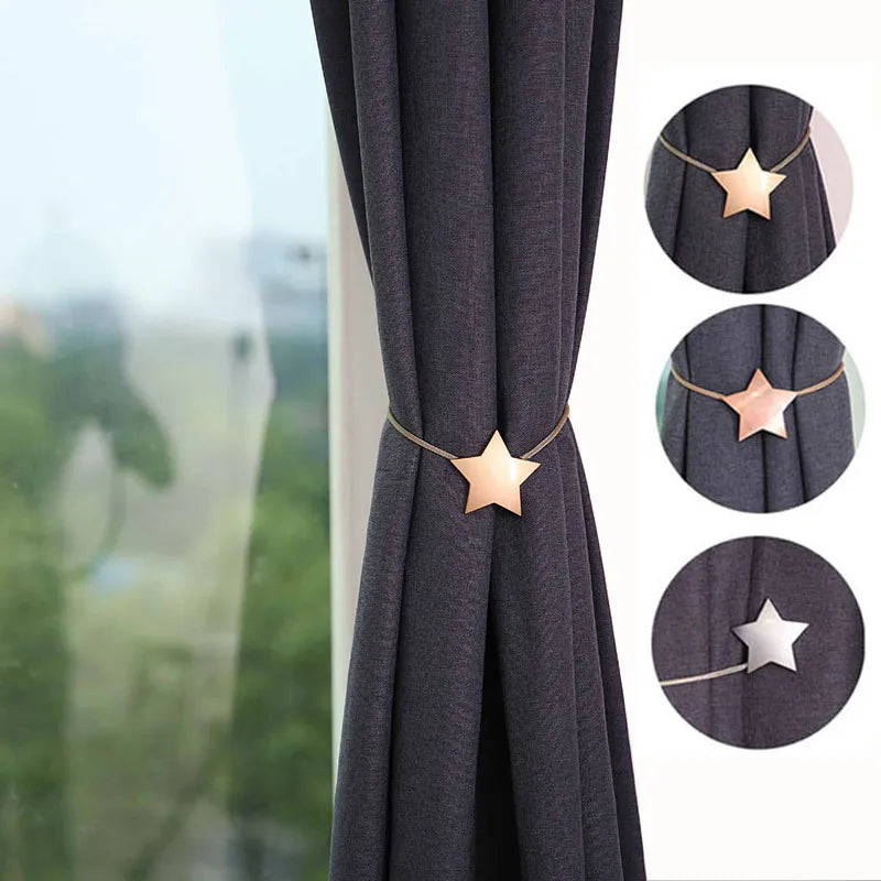 Star Curtain Tieback Buckle 1Pc