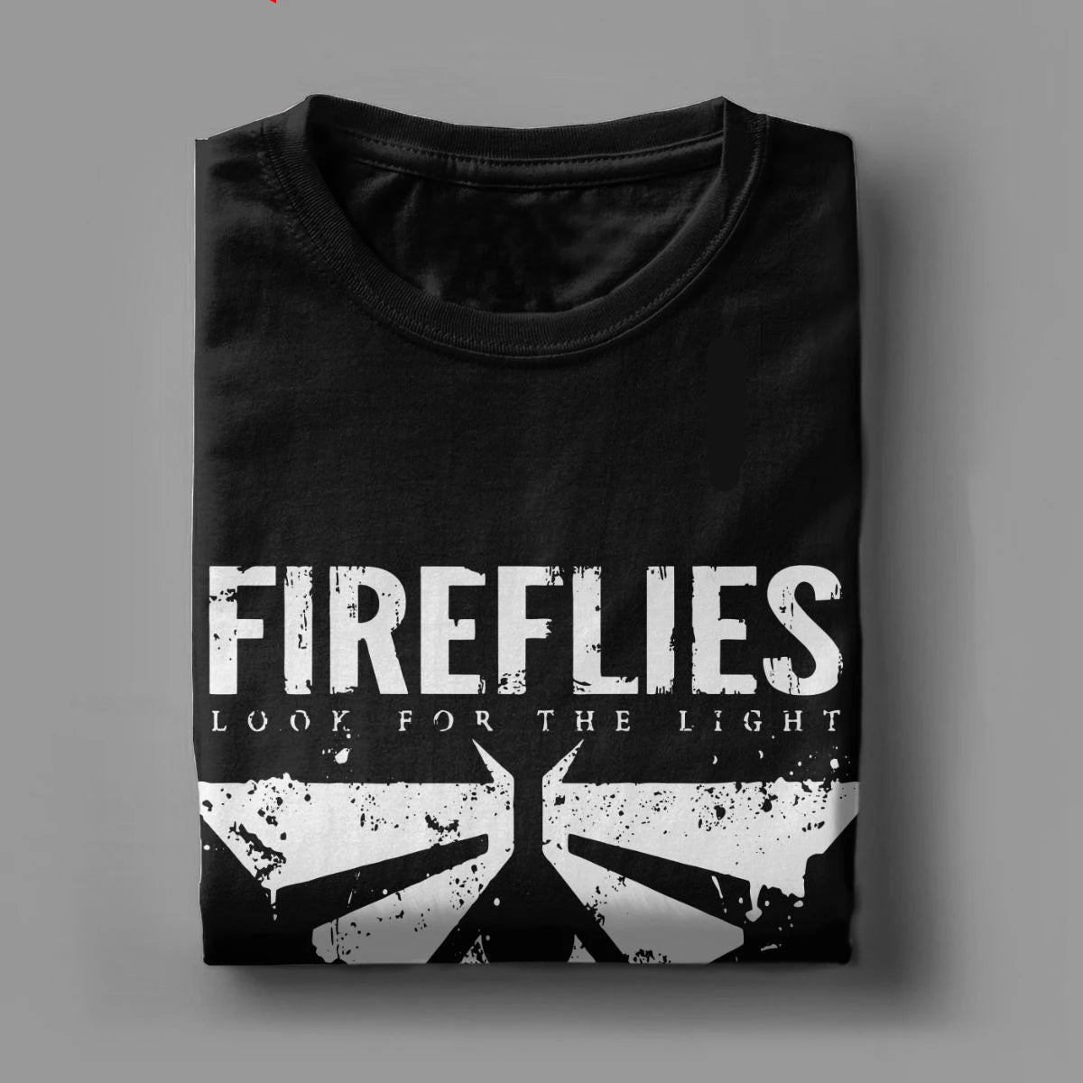 Men's Fireflies Last Of Us T-Shirt Ellie Joel Video Game 100% Cotton