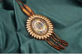 Handmade Beaded Leather Boho Necklaces