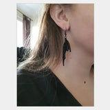 Vampire Bat Wing Earrings Halloween Jewellery