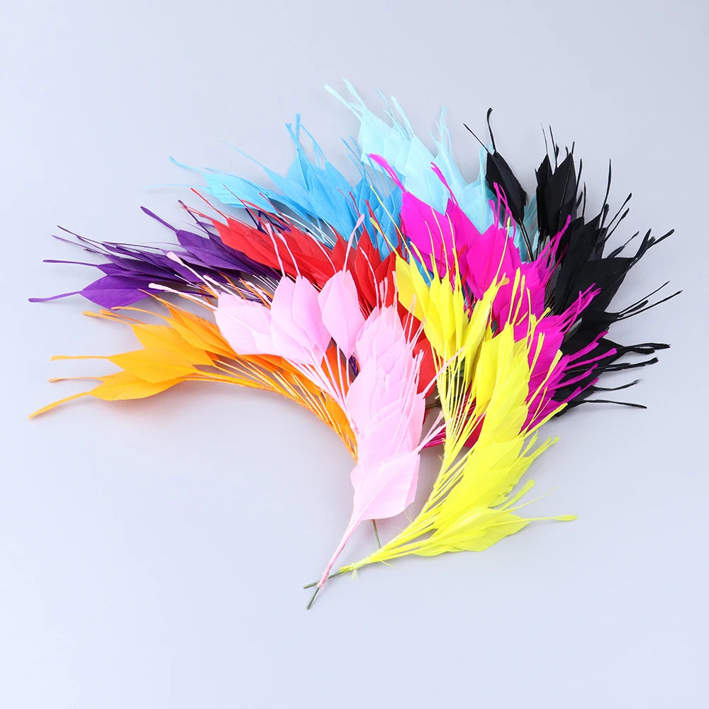 1pc Dyed Goose Feather 25-30CM DIY Crafts