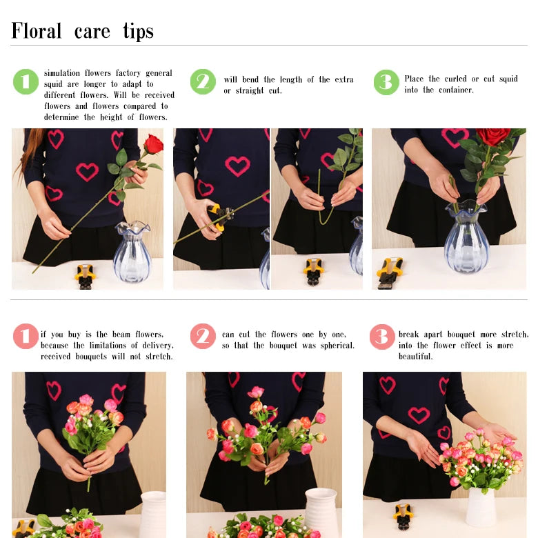 Realistic Touch Roses Decorations Or DIY Craft
