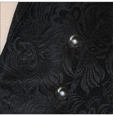 Mens Steampunk Victorian Gothic Jacquard Tailcoat Jacket Stage Performance Costumes