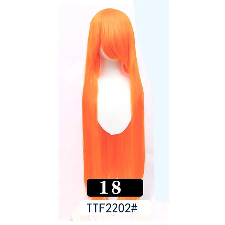 Extra Long Wavy or Straight Wigs with Full Bangs Heat Resistant