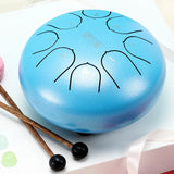 6 Inch Steel Tongue Drum Set Percussion Musical Instrument