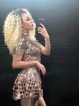 Sequin Scales Mini Dress Performance Costume