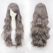 Extra Long Wavy or Straight Wigs with Full Bangs Heat Resistant