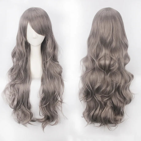 Extra Long Wavy or Straight Wigs with Full Bangs Heat Resistant