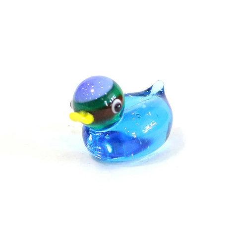Glass Duck Mini Figurines Tea Pets