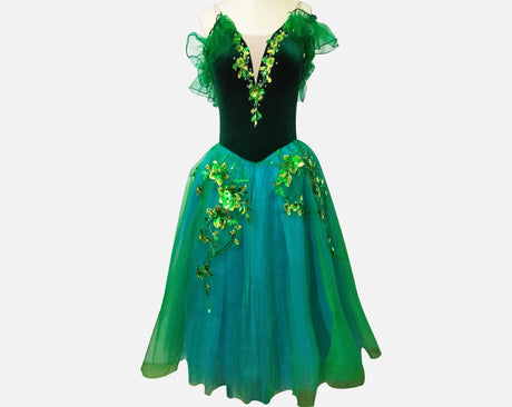 Custom Made High-end Long Tutu Ballet Professional Performance Dance Dress