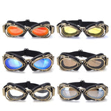 Vintage Motorcycle Goggles Sun Windproof Goggles Racer Pilot Helmet Glasses