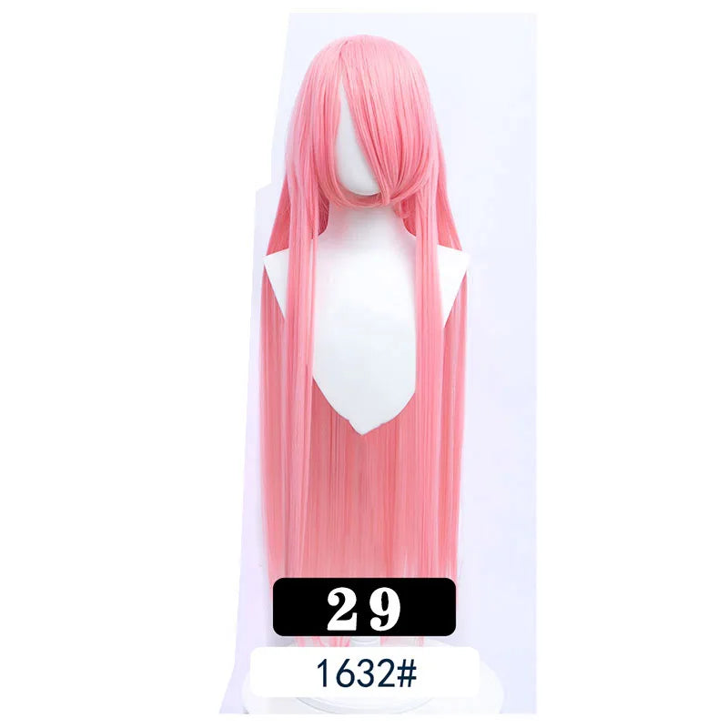 Extra Long Wavy or Straight Wigs with Full Bangs Heat Resistant
