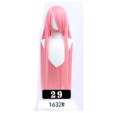 Extra Long Wavy or Straight Wigs with Full Bangs Heat Resistant